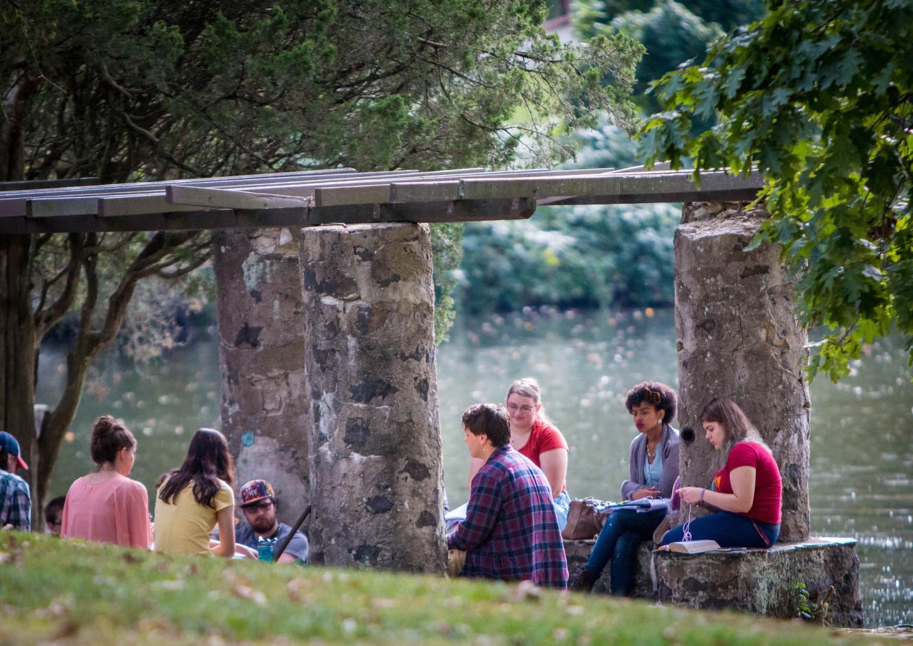 Students on Campus